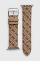 Řemínek pro apple watch Guess béžová CS3001S1