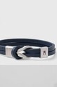 Δερμάτινο βραχιόλι Tommy Hilfiger 2790443 σκούρο μπλε AA00