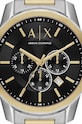 Armani Exchange zegarek i bransoletka AX7148SET czarny AA00