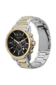 czarny Armani Exchange zegarek i bransoletka