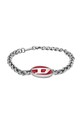 Diesel bratara argintiu DX1445040