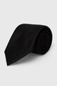 BOSS cravată de mătase negru 50480283