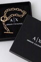 Akcesoria Armani Exchange bransoletka AXG0104710 złoty