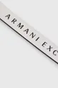 Obojstranný kožený náramok Armani Exchange Prírodná koža