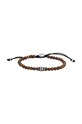 Fossil bratara piatră naturală maro JF04413040