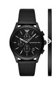Часы и браслет Emporio Armani чёрный AR80070SET