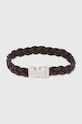 Calvin Klein bratara de piele Gift Box maro 35000570