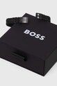 Δερμάτινο βραχιόλι BOSS 1580608M μαύρο AA00