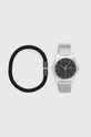 Tommy Hilfiger zegarek i bransoletka srebrny 2770158