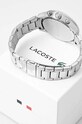 Akcesoria Lacoste zegarek 2011347 srebrny