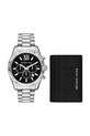 Годинник і чохол для карт Michael Kors срібний MK1091SET