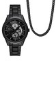 Годинник і кольє Armani Exchange чорний AX7160SET