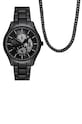 Годинник і кольє Armani Exchange чорний AX7160SET