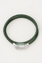 Кожена гривна Lacoste да зелен 2040111
