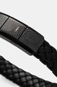 Кожаный браслет Lacoste 2040285 чёрный AA00