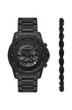 Armani Exchange karóra és karkötő fekete AX7163SET