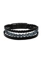 Lilou bransoletka Stones kamień naturalny czarny 226/195/BRA/3/NO2/BM