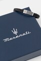 Doplňky Kožený náramek Maserati LEATHER JM424AVE26 černá