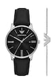 Годинник і браслет Emporio Armani MINIMALIST чорний AR80079SET