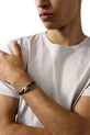 Emporio Armani bratara EAGLE LOGO EGS3171040 negru AA00