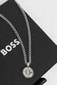Doplnky Náhrdelník BOSS NORTH 1580544 strieborná