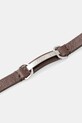 Trussardi bransoletka skórzana T-LEATHER TJAXZ07 srebrny AA00