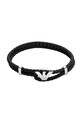 Кожена гривна Emporio Armani да черен EGS3237040