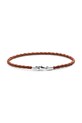 Daniel Wellington bransoletka skórzana srebrny DW00401749