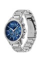 Akcesoria Armani Exchange zegarek i bransoletka AX7176SET srebrny