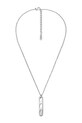Diesel naszyjnik z zawieszką męski ze stali nierdzewnej DX1662040 srebrny AA00