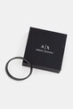 Akcesoria Armani Exchange bransoletka męska ze stali nierdzewnej klasyczna AXG0173001 czarny