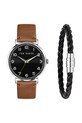 Ted Baker zestaw zegarek i bransoletka męski brązowy BKG028700