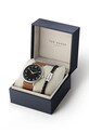 Akcesoria Ted Baker zestaw zegarek i bransoletka męski BKG028700 brązowy