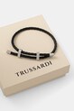 Akcesoria Trussardi bransoletka męska skórzana T-LEATHER TJAXZ18 czarny