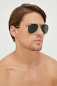 Ray-Ban okulary przeciwsłoneczne AVIATOR LARGE METAL złoty 0RB3025.L0205