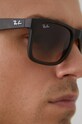 Ray-Ban ochelari Justin 0RB4165.710.13 negru