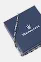 Doplňky MASERATI náramek pánský z nerezové oceli CERAMIC JM226ATZ72 stříbrná