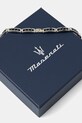 Doplňky MASERATI náramek pánský z nerezové oceli CERAMIC JM225ATZ57 stříbrná