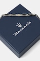 Doplňky MASERATI náramek pánský z nerezové oceli CERAMIC JM225ATZ57 stříbrná