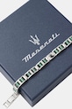 Doplňky MASERATI náramek pánský z nerezové oceli CERAMIC JM225ATZ56 stříbrná
