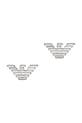 Emporio Armani серьги для мужчин из нержавеющей стали Eagle Logo серебрянный EGS3318040