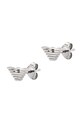 Emporio Armani серьги для мужчин из нержавеющей стали Eagle Logo EGS3318040 серебрянный AA00