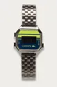 srebrny Lacoste - Zegarek 2020134 Unisex