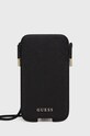 Guess Pokrowiec na telefon  iPhone 12 Pro Max  na telefon czarny GUHCP12LSAPSBK