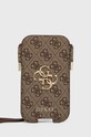 Guess Pokrowiec na telefon 6,1'' iPhone 12 mini 5,4 / iPhone 12 / iPhone 12 Pro 6,1 na telefon brązowy GUHCP12M4GPSBR