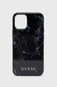 Guess - Etui na telefon iPhone 12 mini na telefon czarny GUHCP12SPCUMABK