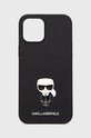 Karl Lagerfeld Etui na telefon iPhone 12 Pro Max KLHCP12LIKMSBK
