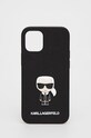 Karl Lagerfeld Etui na telefon iPhone 12 mini KLHCP12SIKMSBK