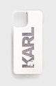Karl Lagerfeld Etui na telefon iPhone 12 mini KLHCP12SKLMLGR na telefon srebrny KLHCP12SKLMLGR