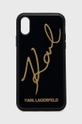 Karl Lagerfeld Etui na telefon iPhone X/Xs KLHCPXDLKSBK